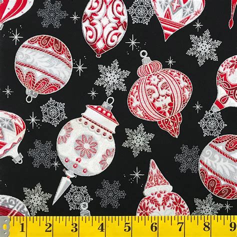 black metallic christmas fabric|silver fabric by the yard.